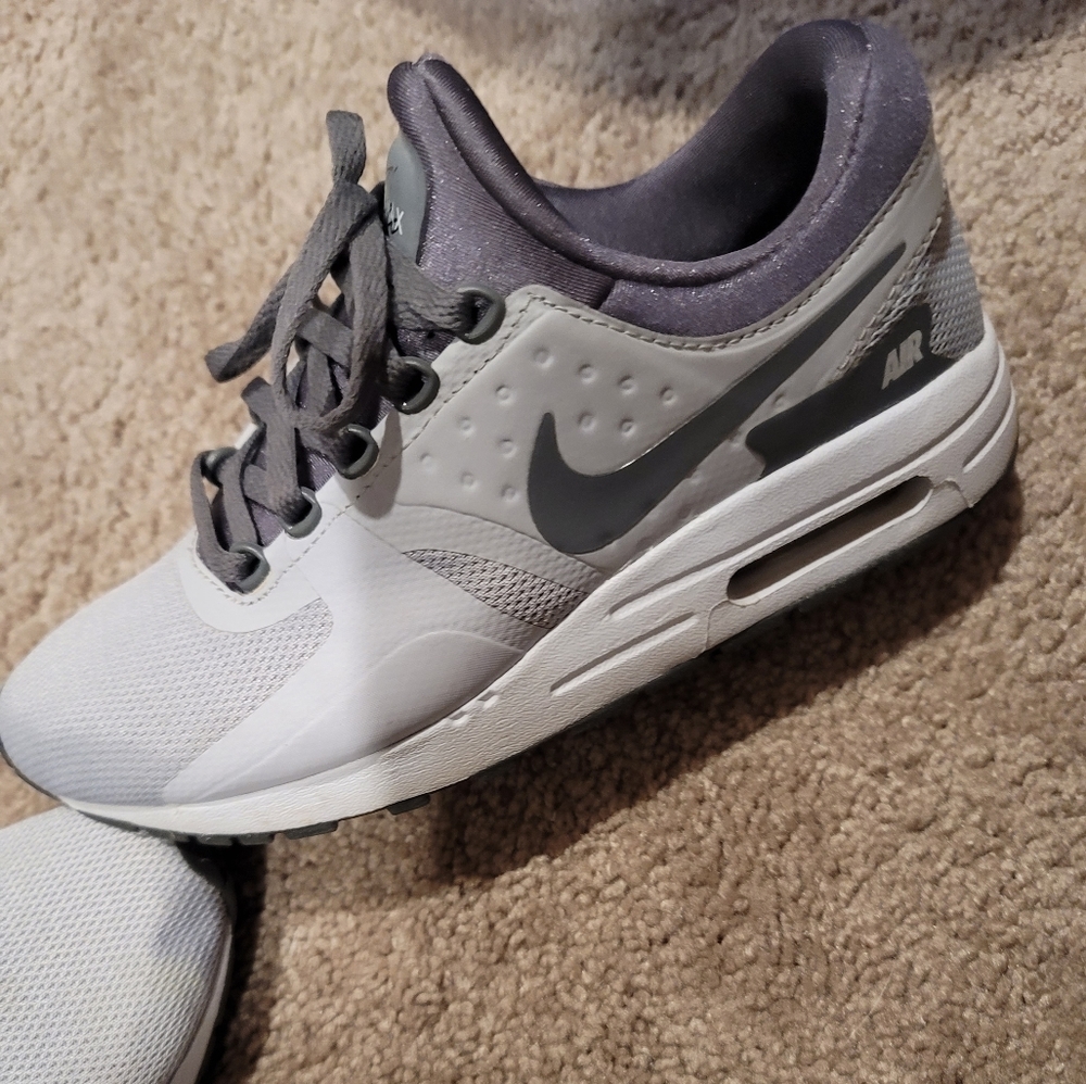 Gray Nike sneakers